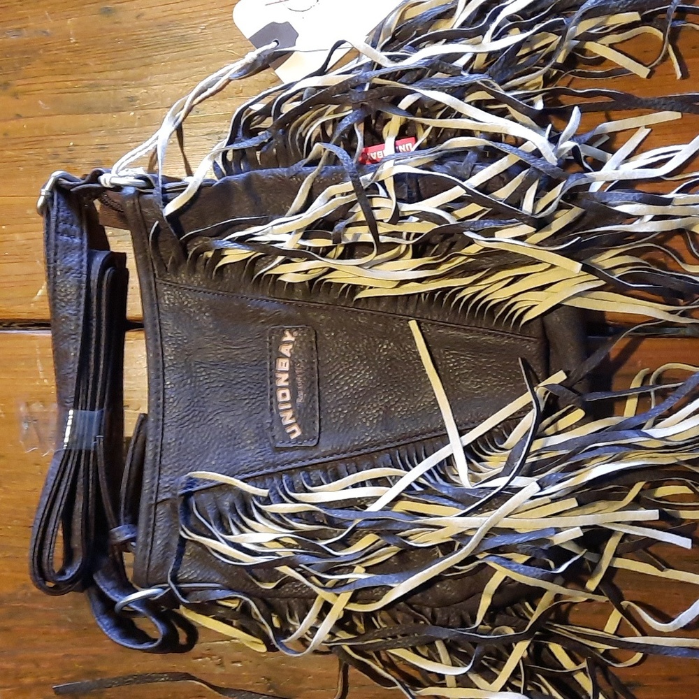 Fringe Crossbody Purse Bag Fun Faux Leather Country Bohemian Party Everyday NEW